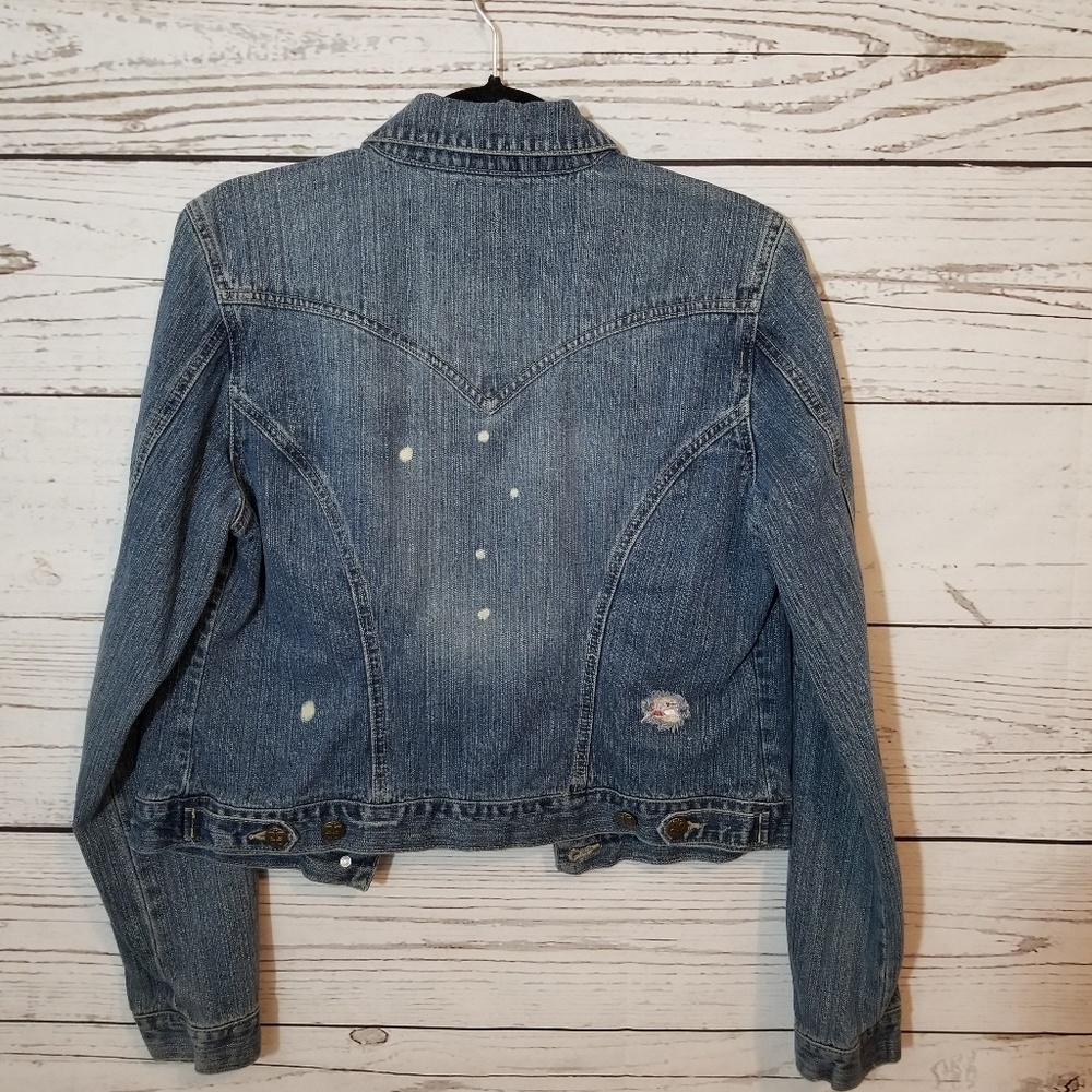 Plugg Denim Jacket Distressed - image 3